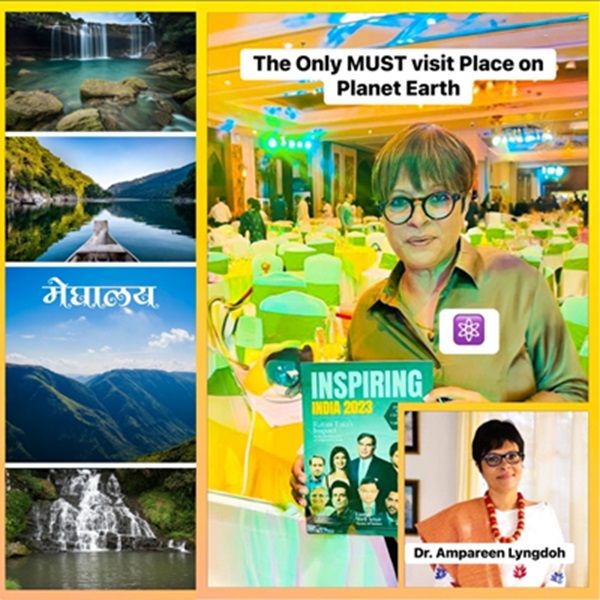 Dr. (Mrs) Mazel Ampareen Lyngdoh, is Minister in-charge, Health & Family Welfare Department, Agriculture & Farmers Welfare Department, Law Department, Information & Public Relations Department, Government of Meghalaya