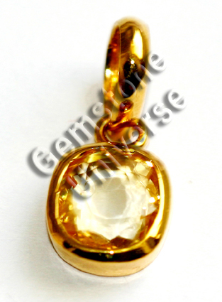 Unheated Sri Lankan Yellow Sapphire 2.87 carats from the Gemstoneuniverse.com collection Yellow Sapphire-The Gem of Jupiter