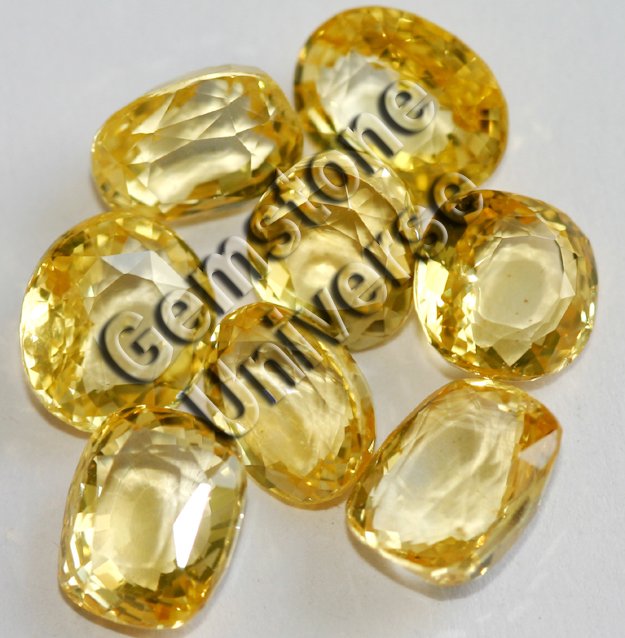Internally Flawless Lot of Natural, Unheated Yellow Sapphires acquired today. Exceptional Golden colour and eye clean.Gemstoneuniverse.com