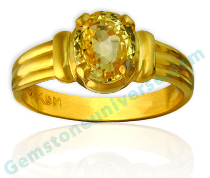 Sparkling and the finest Golden Yellow colour and clarity beyond belief in this fully natural and untreated Yellow Sapphire from Sri Lanka / Ceylon! Yellow Sapphire/Pukhraj-The gemstone of Jupiter/Brihaspati-The planet of Good luck, wealth and divine know