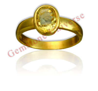 Alluring and pure and sparkling golden yellow eye clean fully natural Ceylon Yellow Sapphire! Yellow Sapphire /Pukhraj – The gemstone of Jupiter -The planet of Good luck!