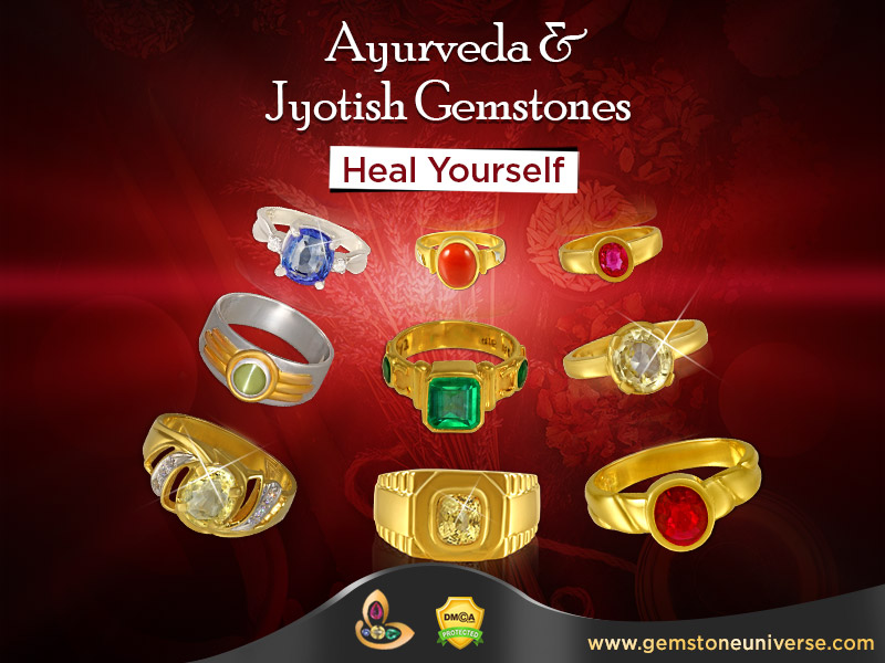 Heal your mind, body and soul with Gem Therapy and Ayurveda-Balance the tridoshas of the body with Ayurveda Gemstone Therapy.