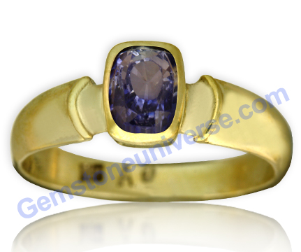 Delightfully azure! Filled with Saturnine energies! An entry level Natural and untreated Ceylon Blue Sapphire! Blue Sapphire the Gem of the Karmic Planet â€“ Saturn! Gemstoneuniverse.com