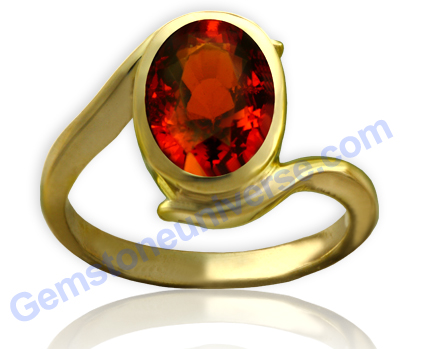 A captivatingly resplendent beauty! Deep Burnt Orangish Cinnamon fully natural and untreated Ceylonese Hessonite! Natural Hessonite a powerful gem of the Planet Rahu! Gemstoneuniverse.com