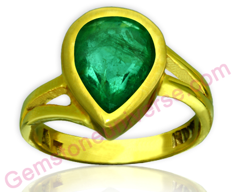 Exotic, Pear shaped and angelic fully natural and unenhanced Zambian Emerald! Natural Emerald – The gemstone of the Planet of Business – Mercury! Gemstoneuniverse.com