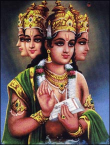 Lord Brahma-The Creator in the holy trinity 