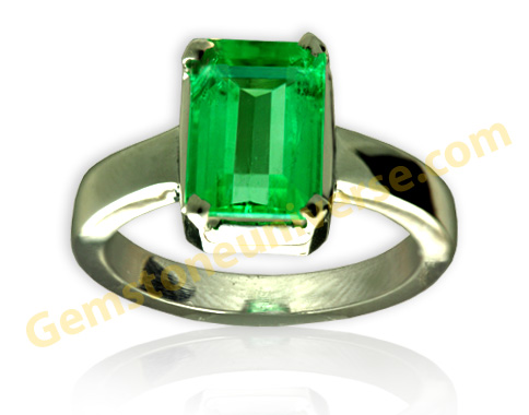 Eye-popping 95% clarity in this Gorgeous Colombian Emerald – The gemstone of the Planet of Business – Mercury! Gemstoneuniverse.com