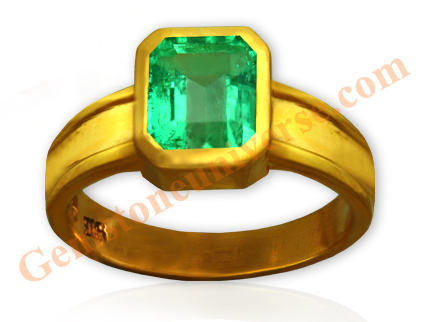 Nature in full bloom in this Royal spring green Colombian Emerald! The gemstone to harvest the best of Mercury blessings! Gemstoneuniverse.com