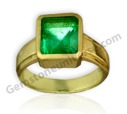 Harmonious and Saatvik Mercury Energies with this un enhanced Brazilian Emerald the gemstone of Buddha. Gemstoneuniverse.com