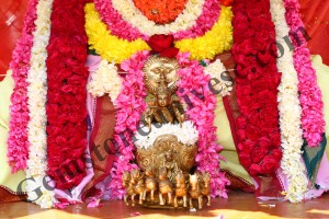 A closer view of Surya Vigraha at our Temple Gemstoneuniverse A closer view of Surya Vigraha at our Temple Gemstoneuniverse
