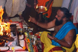 Homa Being performed at our temple Gemstoneuniverse Homa Being performed at our temple Gemstoneuniverse