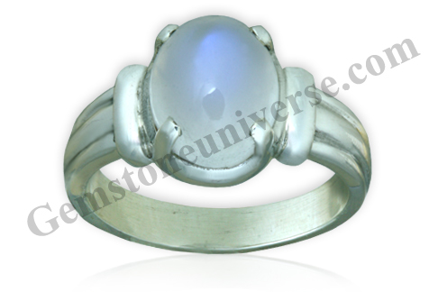Superior Natural pearl alternative! Blue Moonstone that’s a mellow White with Blue Adularescence! The alternate gem of the planet of Mind and Soul – Moon! Gemstoneuniverse.com