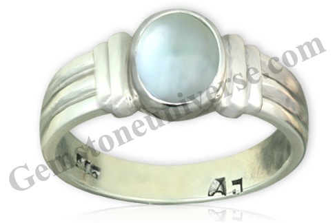 Silky sheen in this smooth and angelic non-nucleated undrilled Australian Pearl! Natural Pearl the gem of Chandra/ Moon! Gemstoneuniverse.com
