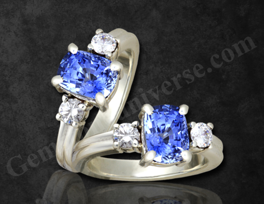 Flawless Sky Blue Ceylonese Natural Blue Sapphire with scintillation unlimited with 20-cent diamond accents! A stunning piece of Timeless elegance fit for royalty. A gorgeous Venus-Saturn Talisman.