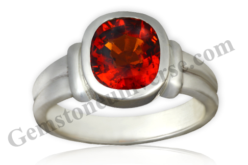 A captivating gemstone with a deep internal glow! Imperial Cinnamon Ceylonese Natural Hessonite! The powerful gem for the north node - Rahu! Gemstoneuniverse.com