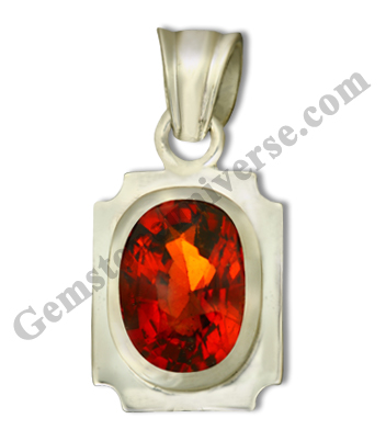 Radiating Jyotish powers and beaming a Sattvik aura! Deep burnt orangish Cinnamon Ceylonese Natural Hessonite! The powerful gem for the Karmic planet Rahu! Gemstoneuniverse.com