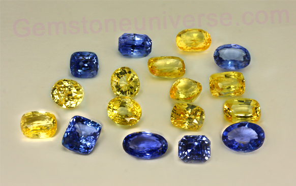 Mixed Unheated Sapphire Lot highlighting the importance of Cut Mixed Unheated Sapphire Lot highlighting the importance of Cut