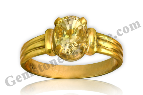 Brilliance beyond words, sparkling shine and the finest colour in this priceless Natural and untreated Ceylon Yellow Sapphire- the gem of the planet of Truth and Justice – Jupiter! Gemstoneuniverse.com