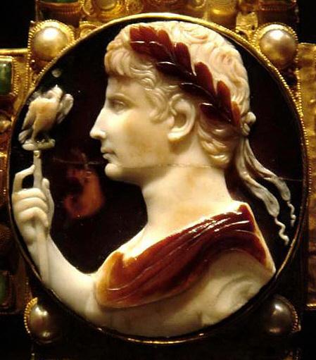 Picture of Augusts in Ancient Roman Cameo Picture of Augusts in Ancient Roman Cameo