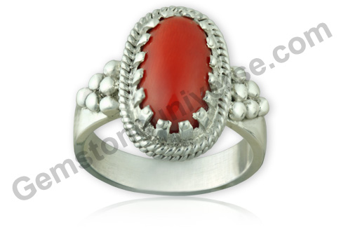 Epitome of Mars attributes this Mediterranean Ox blood red colored Organic Red Coral! Red Coral the gemstone for the planet Mars – The planet of Youth and energy! Gemstoneuniverse.com