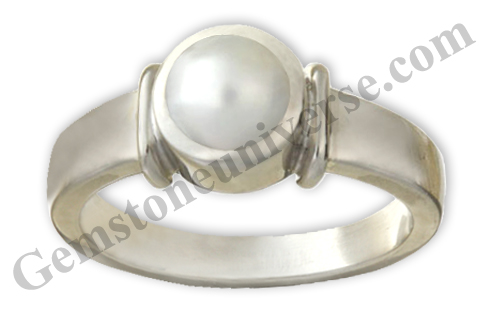 Calming rose overtones in this pure white non-nucleated undrilled Australian Pearl! Natural Pearl the gem of Chandra/ Moon! Gemstoneuniverse.com