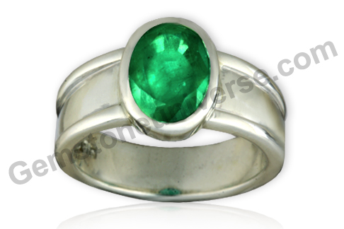 The most prominent color in Nature’s palate! Deep and rich Emerald Green fully natural and unenhanced Brazil Emerald – The gem for Mercury! Gemstoneuniverse.com
