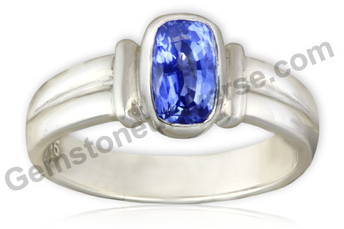 Gorgeous and Intense Royal Blue color with the most brilliant lustre Ceylon Blue Sapphire! Natural and untreated Blue Sapphire, the gem of Saturn! Gemsoneuniverse.com
