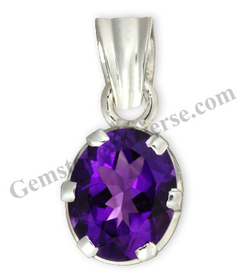 Extravagance of Color and power in this Natural Amethyst! Natural Amethyst the superior alternative for Blue Sapphire – the gem of the Karmic planet – Saturn! www.Gemstoneuniverse.com