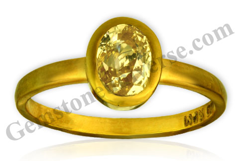 Unimaginable lustre and a deep golden shine in this Natural and untreated Ceylon Yellow Sapphire- the gem of the planet of Knowledge â€“ Jupiter! Gemstoneuniverse.com