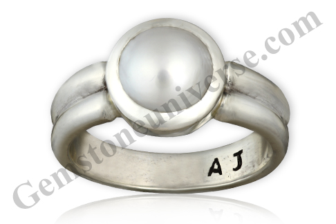 Graceful and enchanting, with cream overtones! Non-nucleated undrilled Australian Pearl! Natural Pearl the gem of the planet of the mind - Chandra/ Moon! Gemstoneuniverse.com