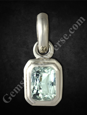 Mirror like clarity and endearing beauty! Natural White Sapphire- the superior alternate to Diamond - the gem of the planet of Beauty and Luxury - Venus! Gemstoneuniverse