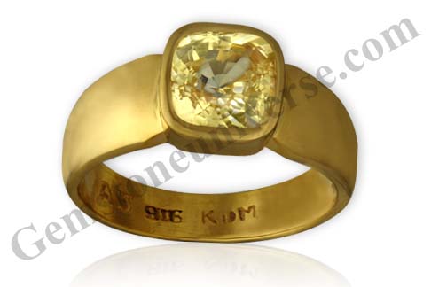 Liberate your senses with this extraordinary Finest Golden yellow Natural and untreated Ceylon Yellow Sapphire! Natural Yellow Sapphire the gem of knowledgeable Jupiter! Gemstoneuniverse.com