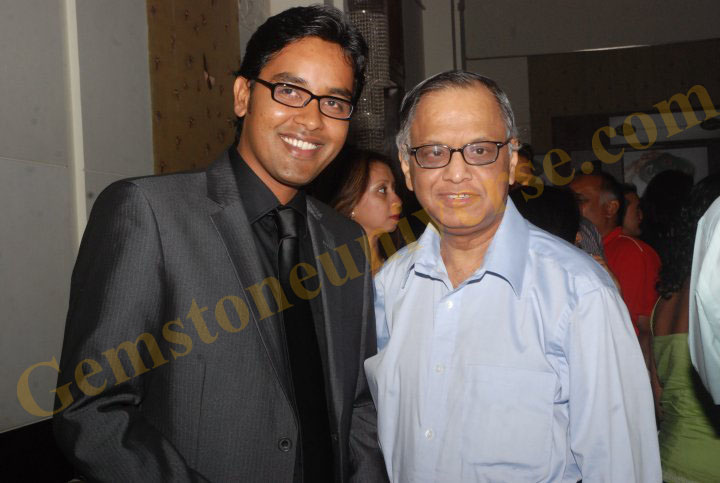 Rahul Kapoor with N.R Narayana Murthy-Cheif Mentor of Infosys Techonologies