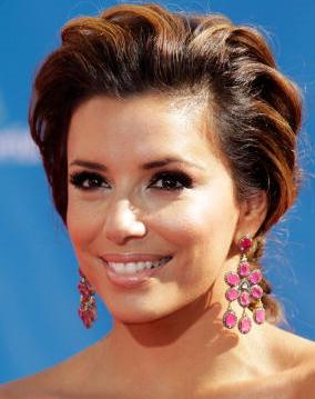 Eva Longoria Sporting Ruby Chandelier Earrings Eva Longoria Sporting Ruby Chandelier Earrings