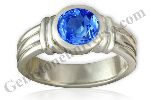 Immerse your senses in the mesmerising color of this hypnotic beauty! A fully natural and untreated Ceylon Blue Sapphire! Natural Blue Sapphire the gem of the karmic planet â€“ Saturn! Gemstoneuniverse.com