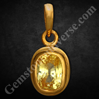 Internally lit with the powers of Jupiter this fully natural and untreated Ceylon Yellow Sapphire with deep intense lustre! Natural Yellow Sapphire the gem for Jupiter! Gemstoneuniverse.com