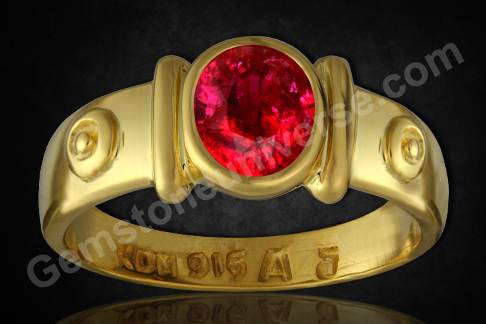 Hold a piece of the Sun itself with this Vivid Pinkish Red, fully natural and untreated Mozambique Ruby! Natural Ruby the gem of the planet Sun! Gemstoneuniverse.com