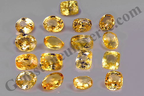 Seen a River of Gold? We Just did-Come witness a river of Yellow Sapphires that are flawless with a color so fine that it blinds the eye. New Lot of Flawless Yellow Sapphires for Gemstoneuniverse patrons!.
