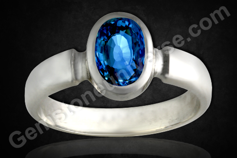 Deep Sky Blue Unheated Ceylon Blue Sapphire for powerful Saturn Energies. See what the standard in Vedic Gem Therapy is!