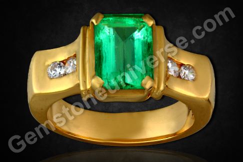 An emerald with the power to help you connect with the omnipresent light that pulsates through the earth's core, uniting you with the unparalleled force of love! Emerald - the gem of Mercury! Gemstoneuniverse.com