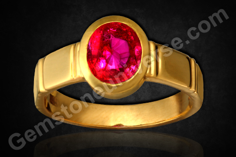 A Royal Unheated Ruby for Royal Sun Energies- Tanzanian Ruby with imperial Pigeon Blood Red color!
