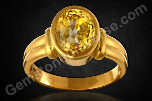 Spiritually empowering energies in this Rich Canary Yellow Colored fully Natural Yellow Sapphire for the best gifts of the largest planet in the solar system and the most benefic planet - Jupiter!