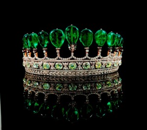 Rare Emerald and Diamond Tiara