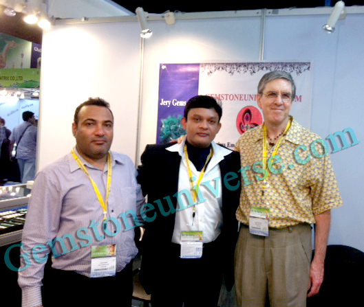 Guruji Shrii Arnav and Sriman Richard Shaw Brown With Mr. SM Askari head Gemstoneuniverse buying division at the Gemstoneuniverse exhibit, showcasing some exceptional planetary gems. Guruji Shrii Arnav and Sriman Richard Shaw Brown With Mr. SM Askari head Gemstoneuniverse buying division at the Gemstoneuniverse exhibit, showcasing some exceptional planetary gems.