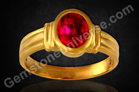 Imperial Pigeon Blood Red Color Tanzania Ruby, the royal colored Ruby for the Royal Planet - Sun!