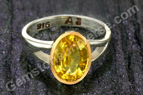 Rich Golden Yellow – The finest color for Natural Yellow Sapphires to please the Lord Jupiter!
