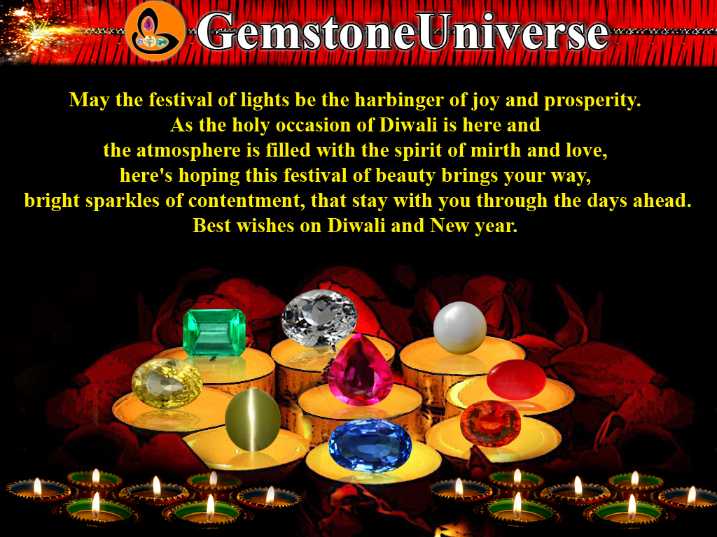 Team Gemstoneuniverse wishes you all a Gem-dazzling and Be-Dazzling Diwali