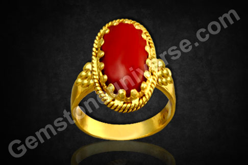 Red Coral the Gem of Mars/ Mangal as Per Indian Astrology- enjoy the beauty of finest organic coral with Ox Blood Red color.
