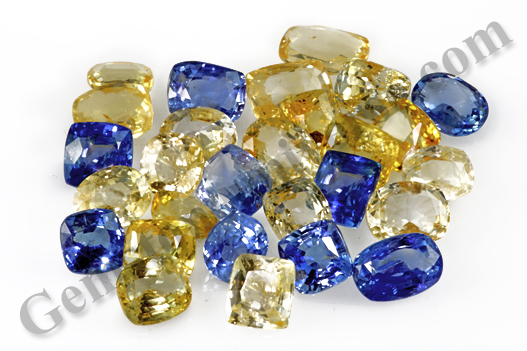 Brilliance of Lustre, splendour of color, purity of nature and Vedic Power of Saturn and Jupiter in the new mix Sapphire lot- Prajapati. November 2011 special!