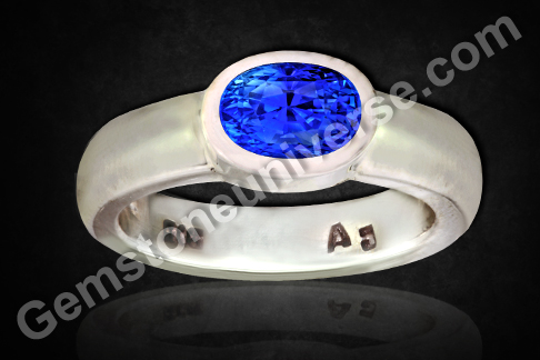 If there was ever a High Brow Gem, This Deep Royal Blue Colored Blue Sapphire definitely is!